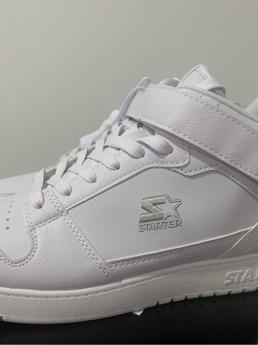 STARTER All-White High Top Sneaker with Strap